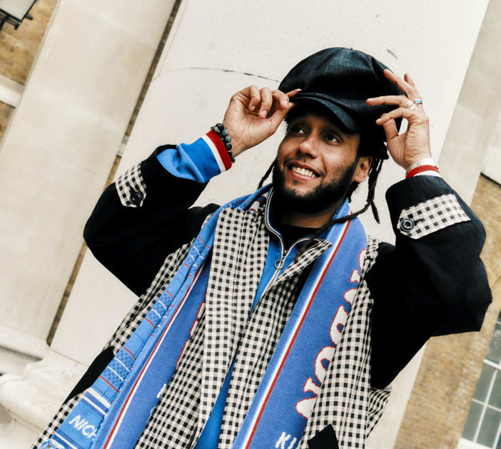 Goya Gumbani x Nicholas Daley Hand Knitted Beret - Red